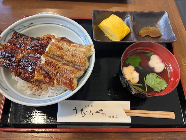 名物 うな丼「白黒」梅
